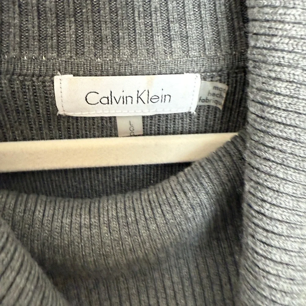 Calvin‎ Klein Charcoal Cowl Neck Sweater